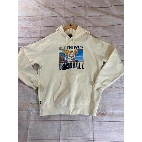 100 Theives Men's Dragon Ball Z Gohan Hoodie Bone Collar - Large - Picture 6 of 13